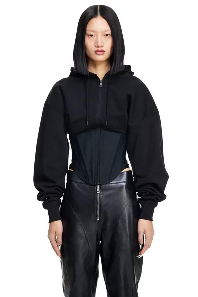 Mugler x H&M Hoodie Corset Jacket